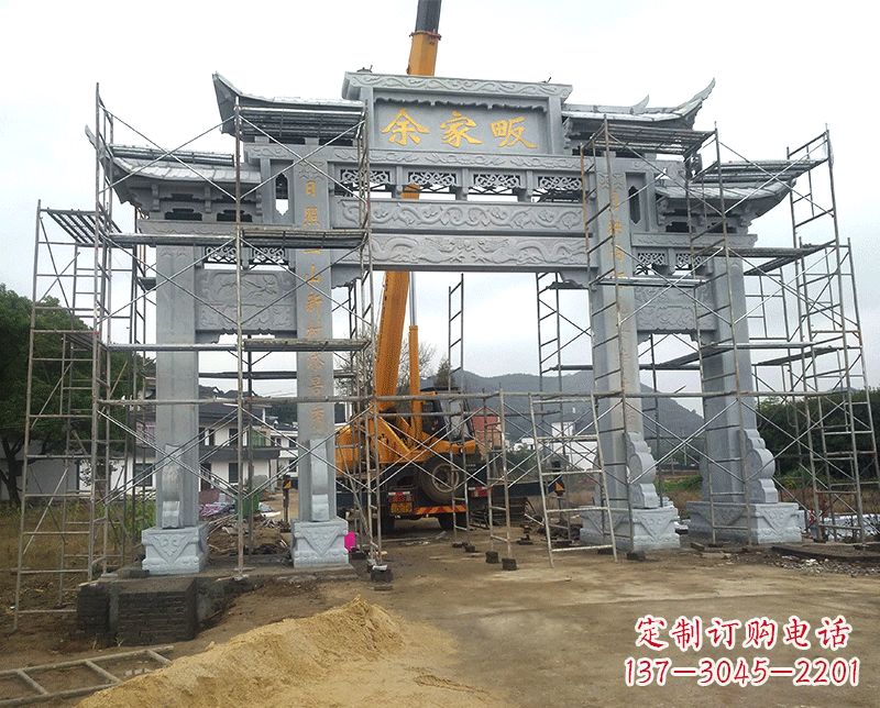 莆田祠堂石雕牌坊