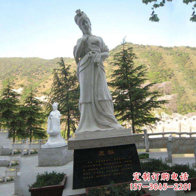 莆田传承中国古代美女——褒姒雕像