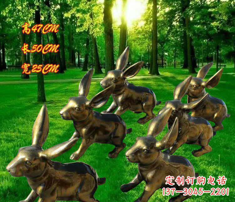 莆田兔子雕塑——激情活力的象征