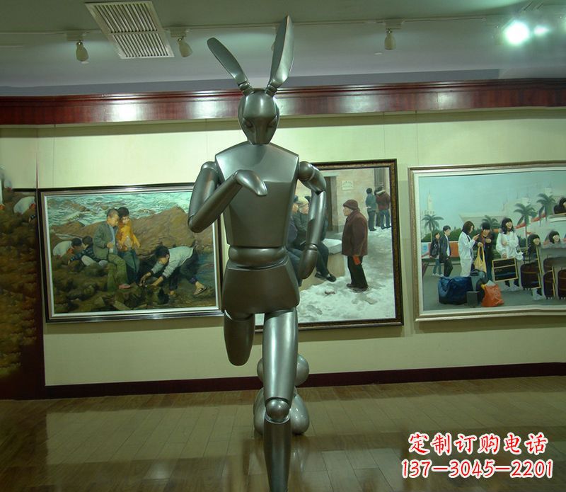莆田奔跑兔子雕塑