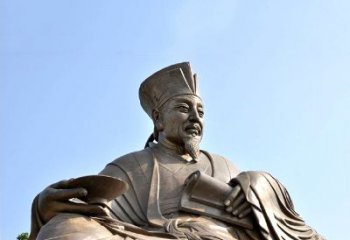 莆田历史名人北宋文坛领袖欧阳修铸铜雕塑