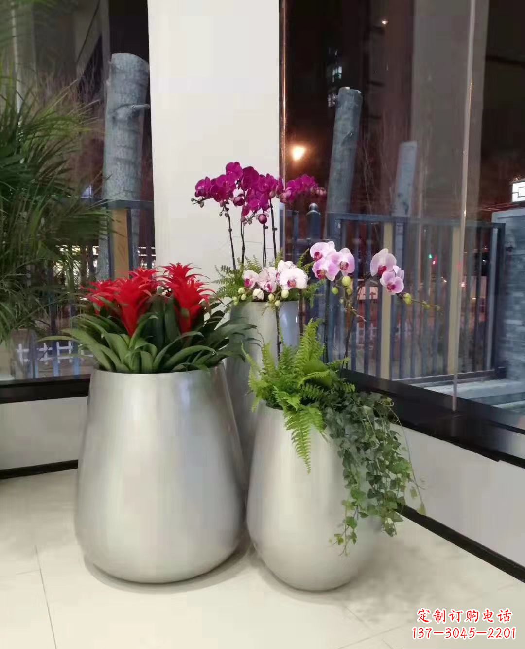 莆田玻璃钢盆景花盆雕塑