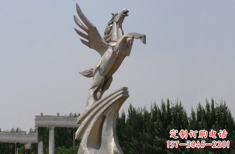 莆田不锈钢飞马雕塑222