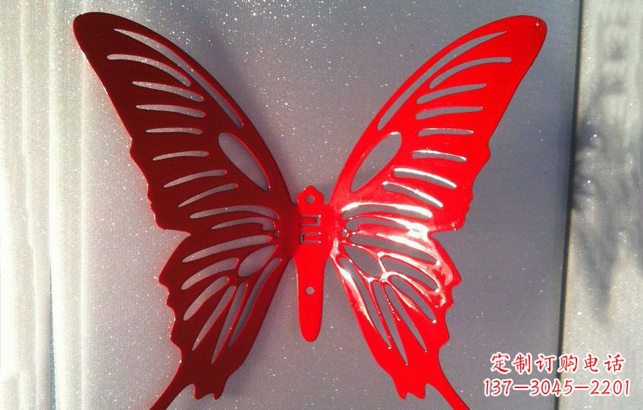 莆田不锈钢蝴蝶雕塑让蝴蝶飞跃展现灿烂美丽