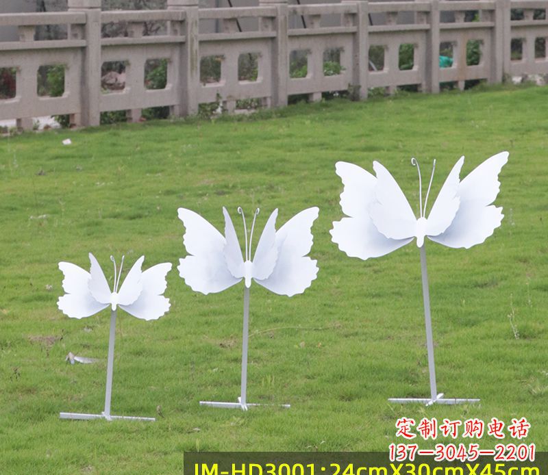 莆田不锈钢蝴蝶组合雕塑精美的艺术品