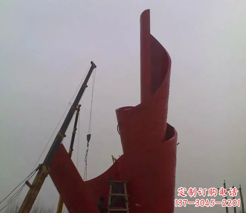 莆田不锈钢火炬雕塑