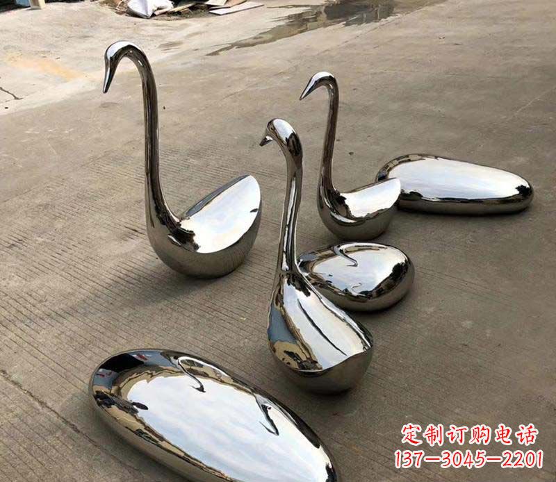 莆田不锈钢镜面鹅卵石座椅