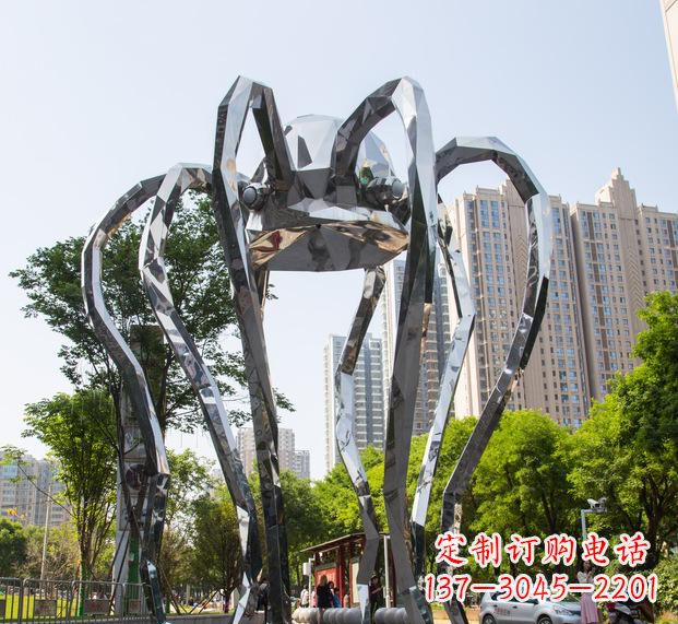 莆田不锈钢螃蟹雕塑2