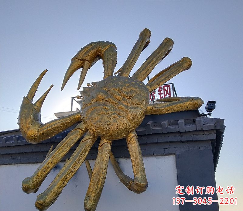 莆田不锈钢螃蟹雕塑