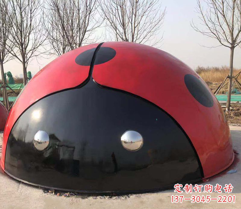 莆田不锈钢瓢虫雕塑