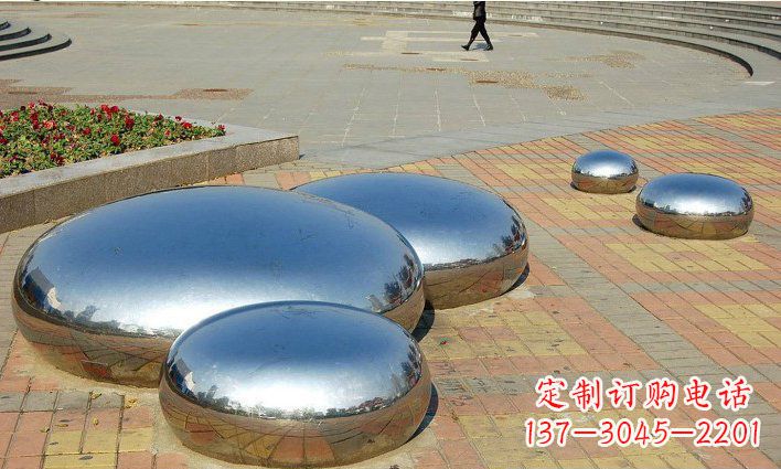 莆田不锈钢水滴雕塑艺术与美的完美结合