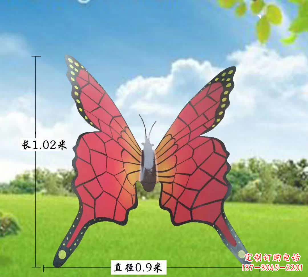 莆田不锈钢铁艺蝴蝶雕塑
