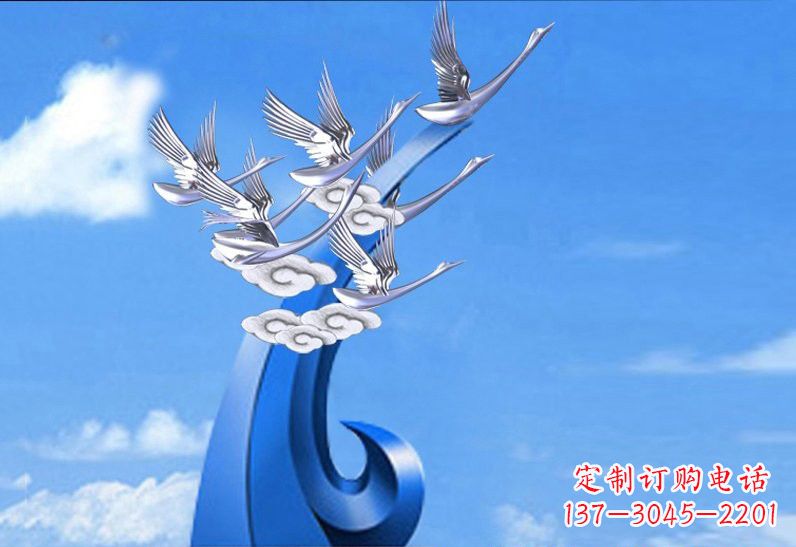 莆田不锈钢仙鹤美化环境