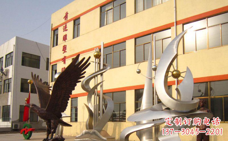 莆田不锈钢雄鹰雕塑