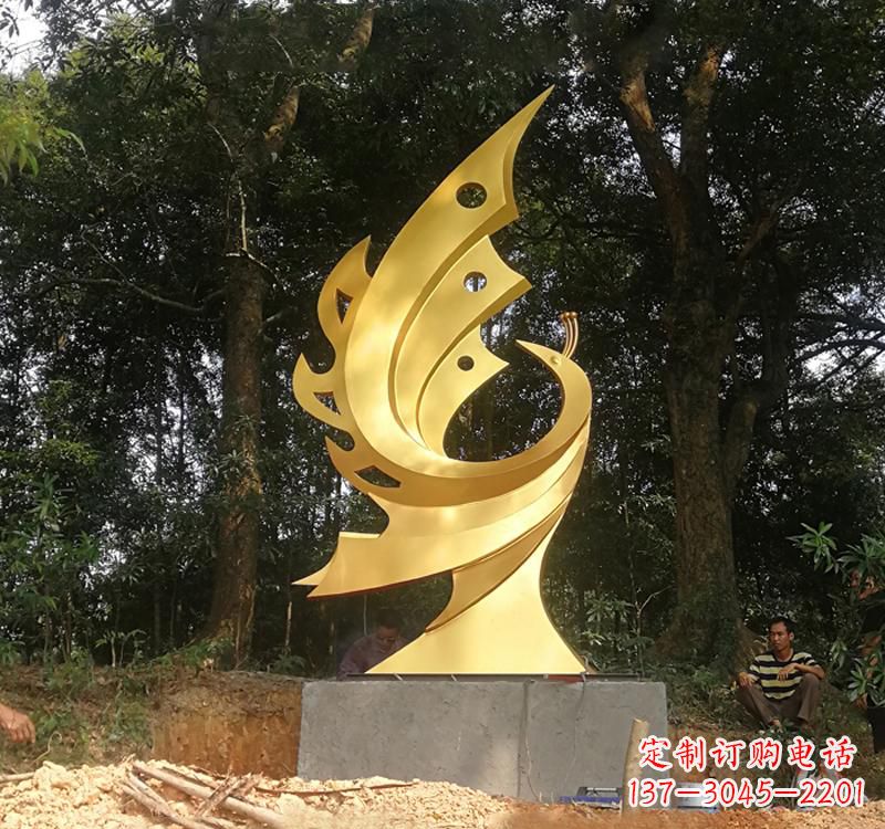 莆田不锈钢凤凰雕塑——彰显传统文化之美