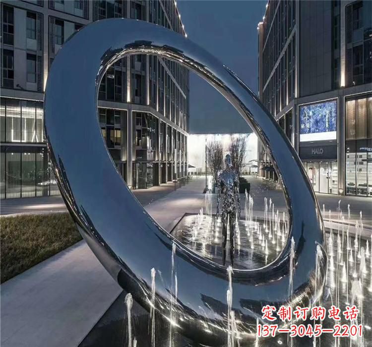 莆田圆环景观雕塑令人惊叹的视觉奇观
