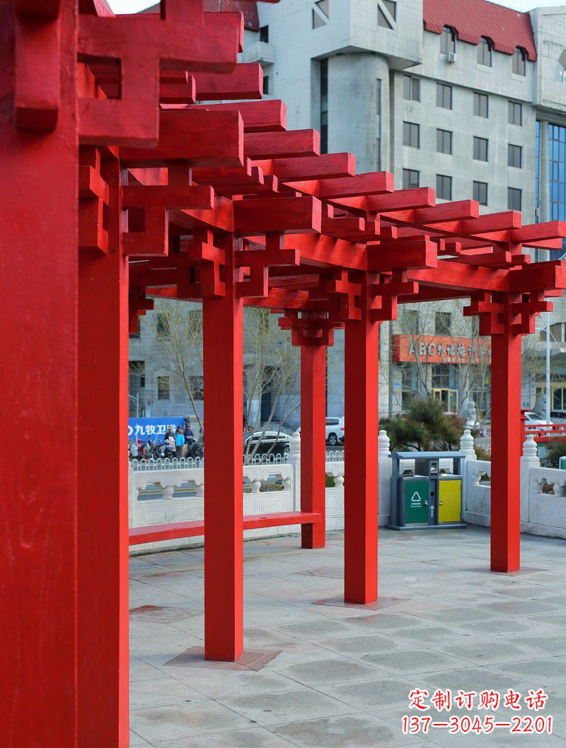 莆田长廊雕塑描绘城市景观的艺术作品