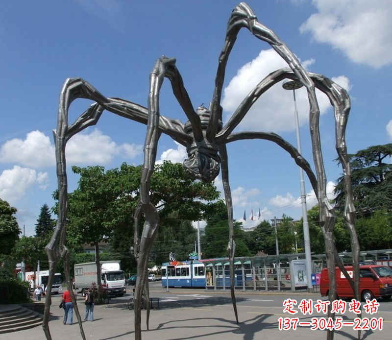 莆田不锈钢蜘蛛广场景观