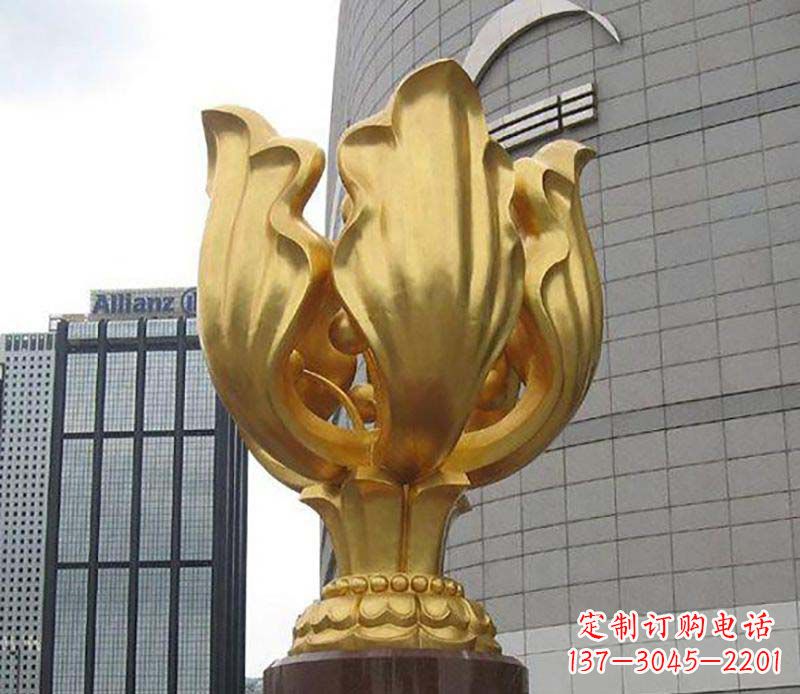 莆田不锈钢紫荆花雕塑