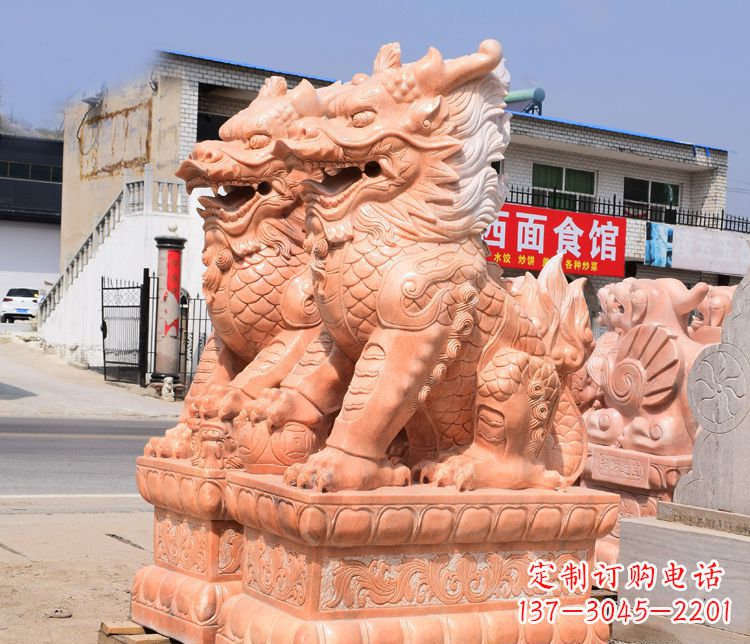莆田传说中的麒麟雕塑
