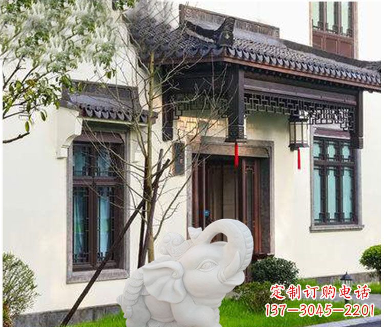 莆田小象招财石雕——引领幸福的钥匙