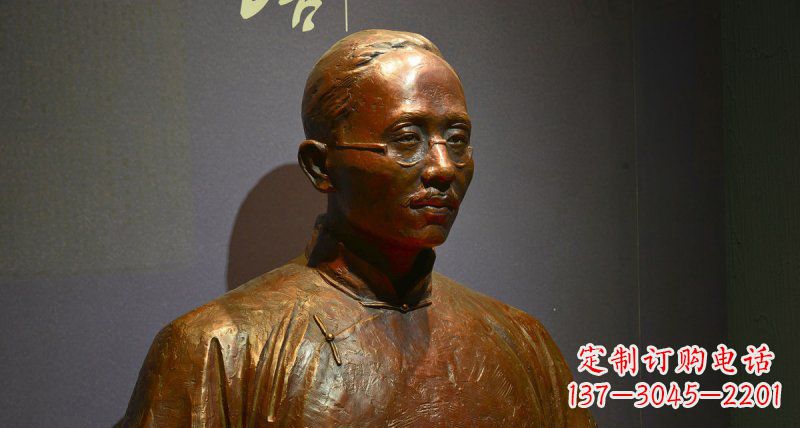 莆田蔡元培名人胸像铜雕