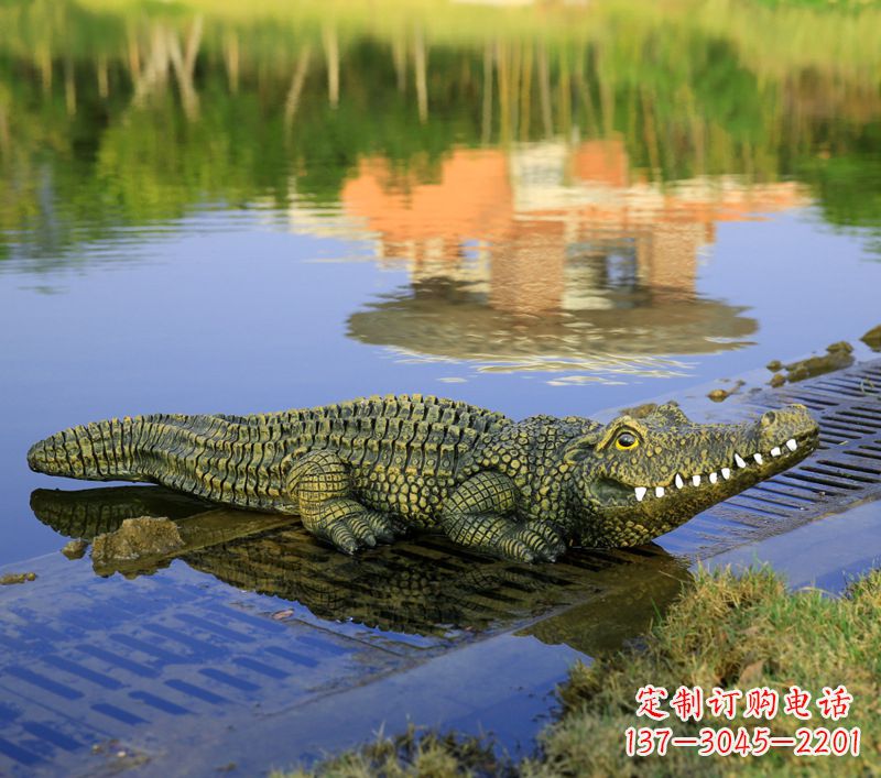 莆田玻璃钢水池雕塑——池塘水景的精美装饰