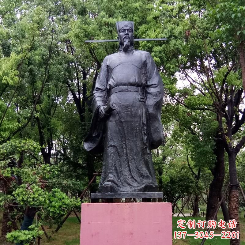 莆田铜雕陶渊明——传承古代文学精髓