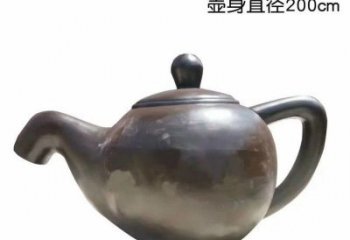 莆田青铜茶壶雕塑——彰显传统文化的艺术精髓