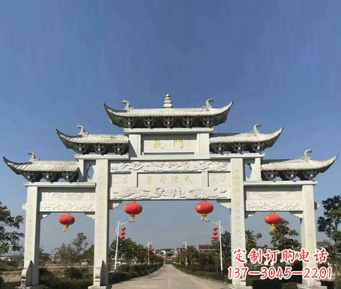 莆田传承百年，村口牌楼雕塑的历史