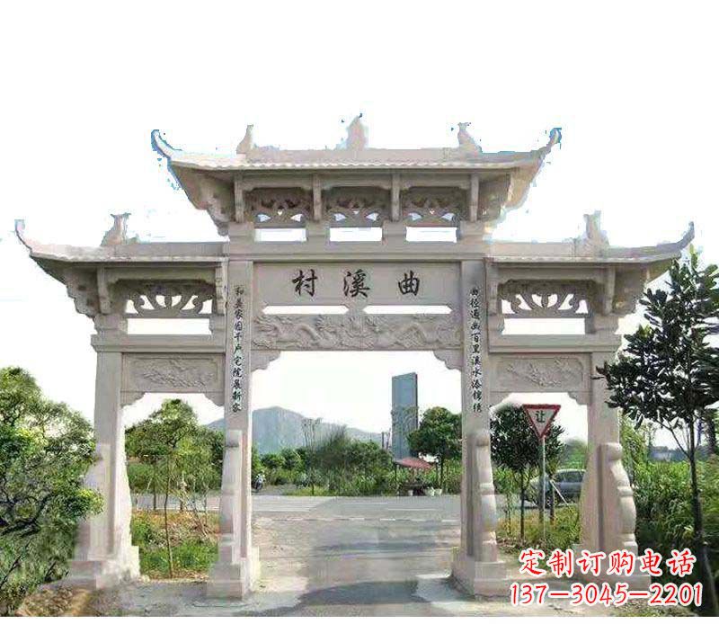 莆田精美牌坊雕塑——村庄的艺术瑰宝