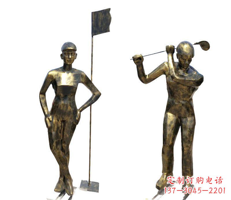 莆田高尔夫雕塑传承高尔夫文化的艺术精品