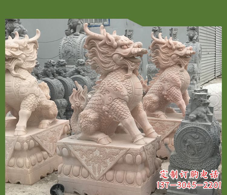 莆田大理石踩球麒麟——传承古代神话的雕塑