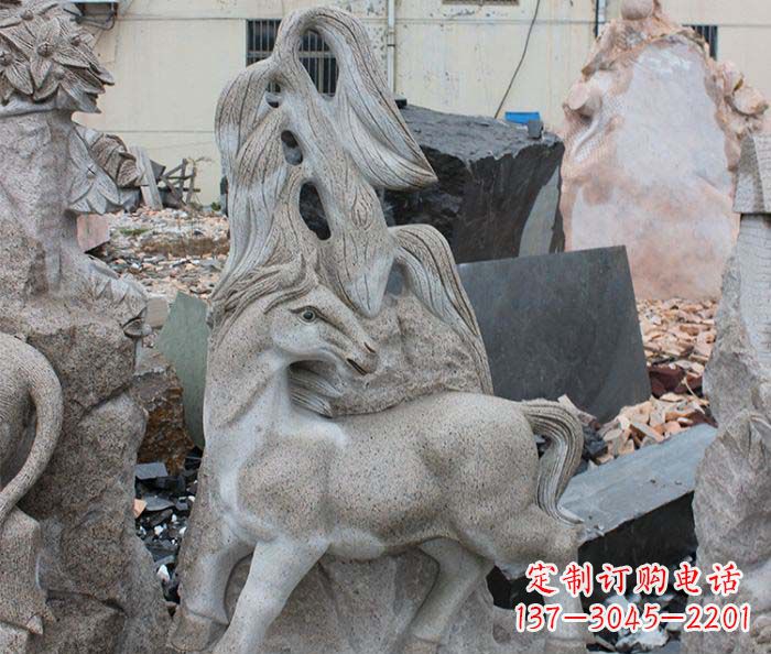 莆田大理石动物雕塑丰富多彩的艺术品