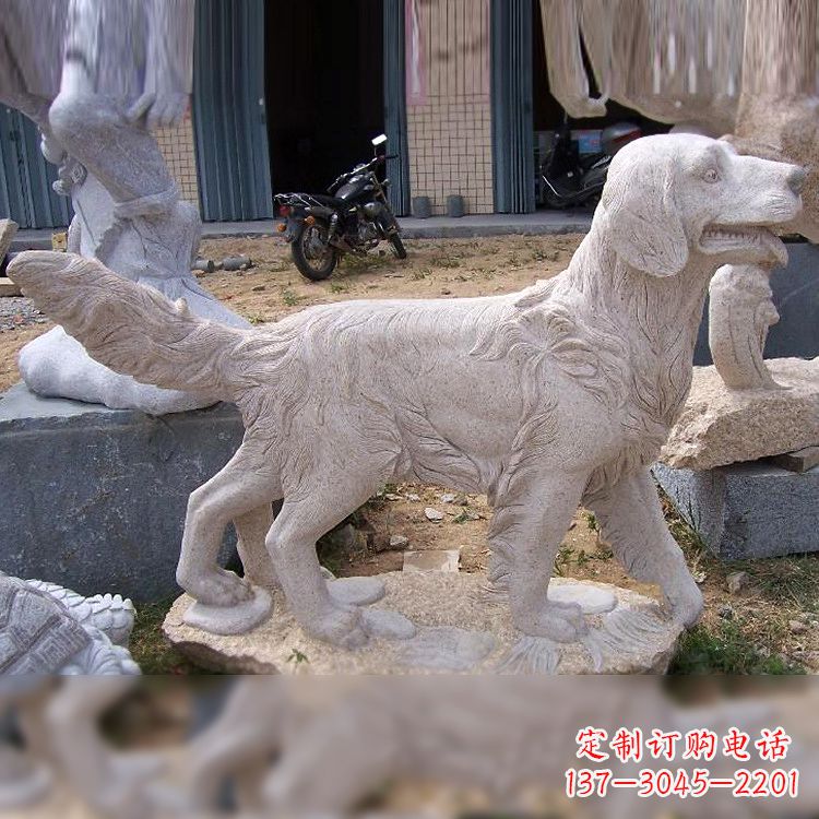 莆田大理石狗雕塑