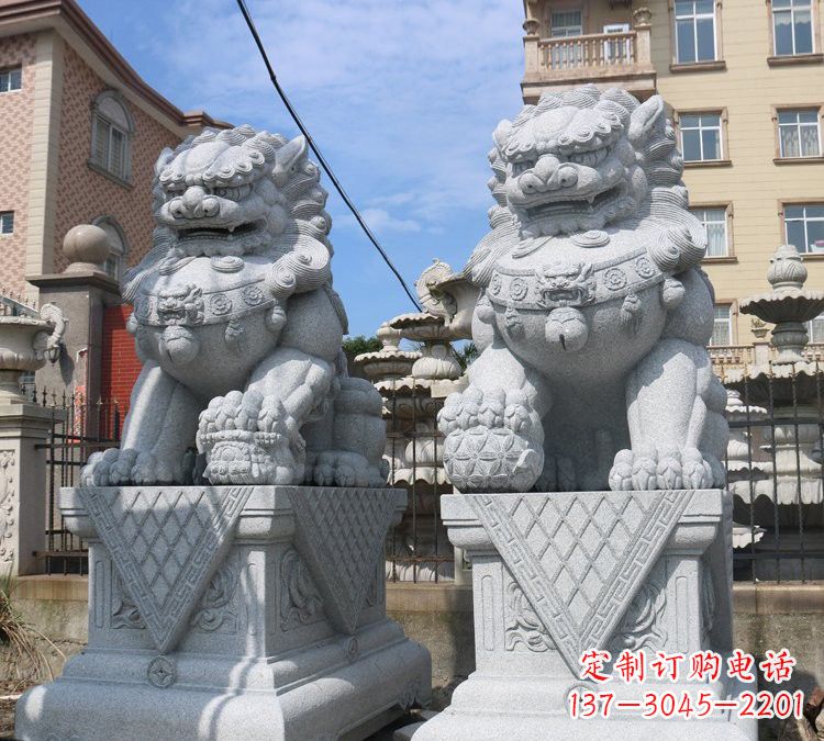 莆田大理石狮子雕塑,助您拥有完美的家居装饰
