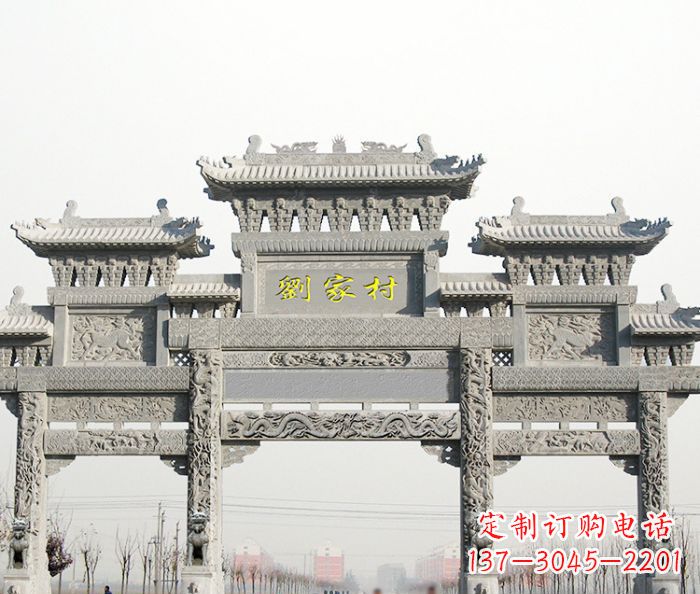 莆田大理石景区石雕牌坊 (2)