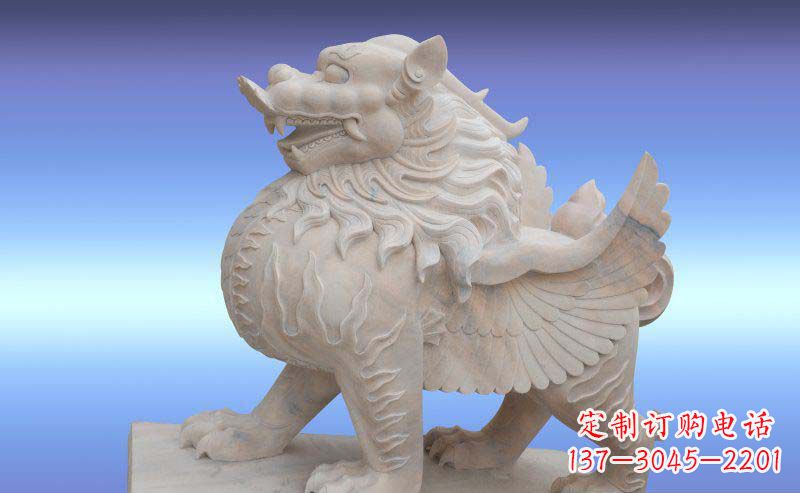 莆田大理石貔貅神兽石雕