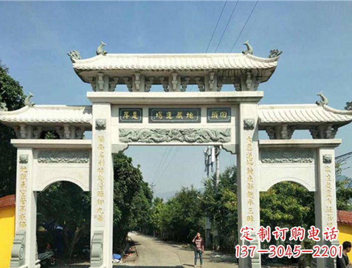 莆田大理石牌坊雕塑