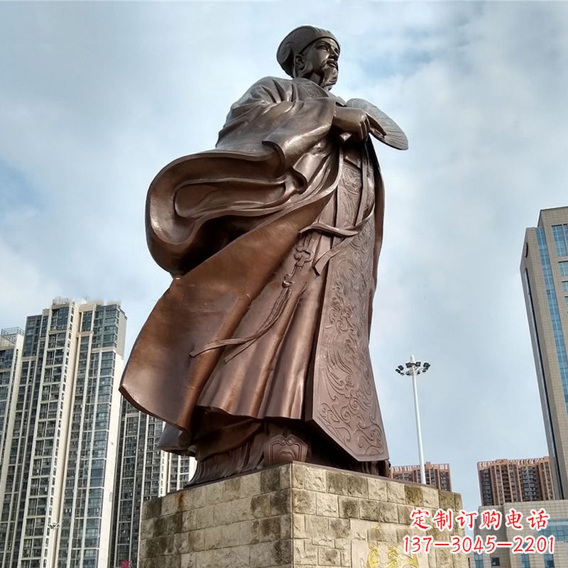莆田珍贵的雕塑艺术--诸葛亮卧龙先生