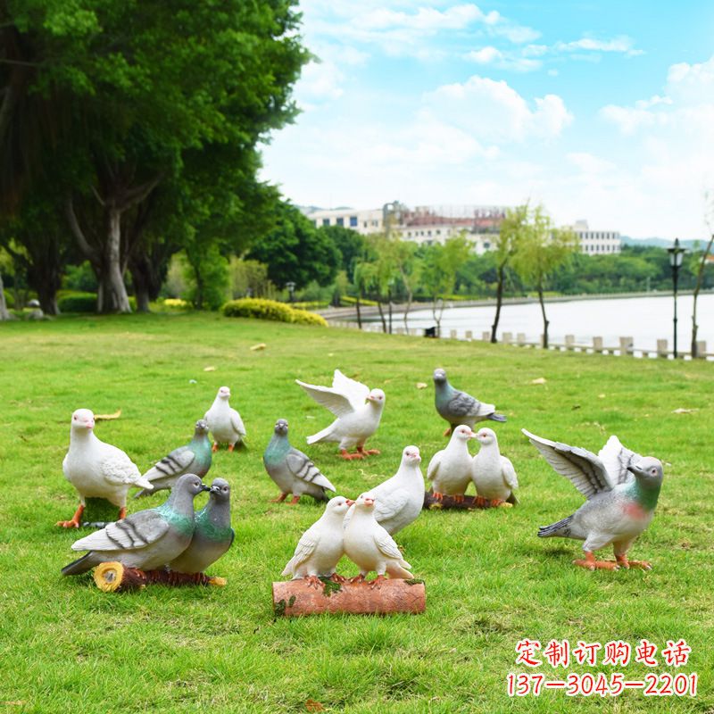 莆田大学和平鸽雕塑