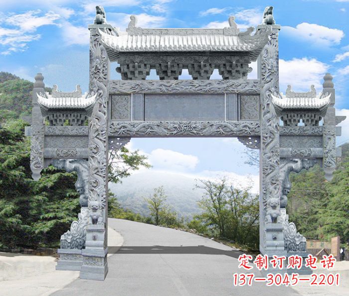 莆田精美牌坊雕塑