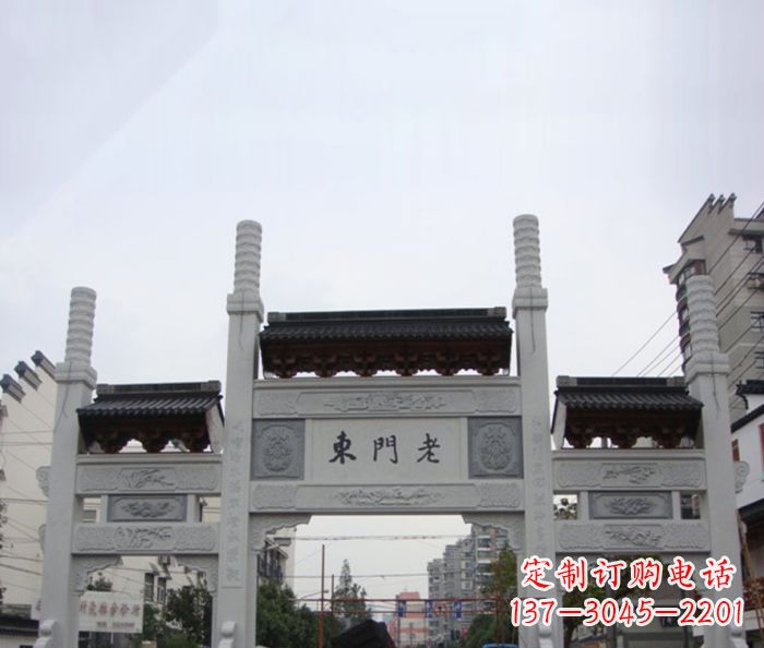 莆田道路三门石牌坊 (4)