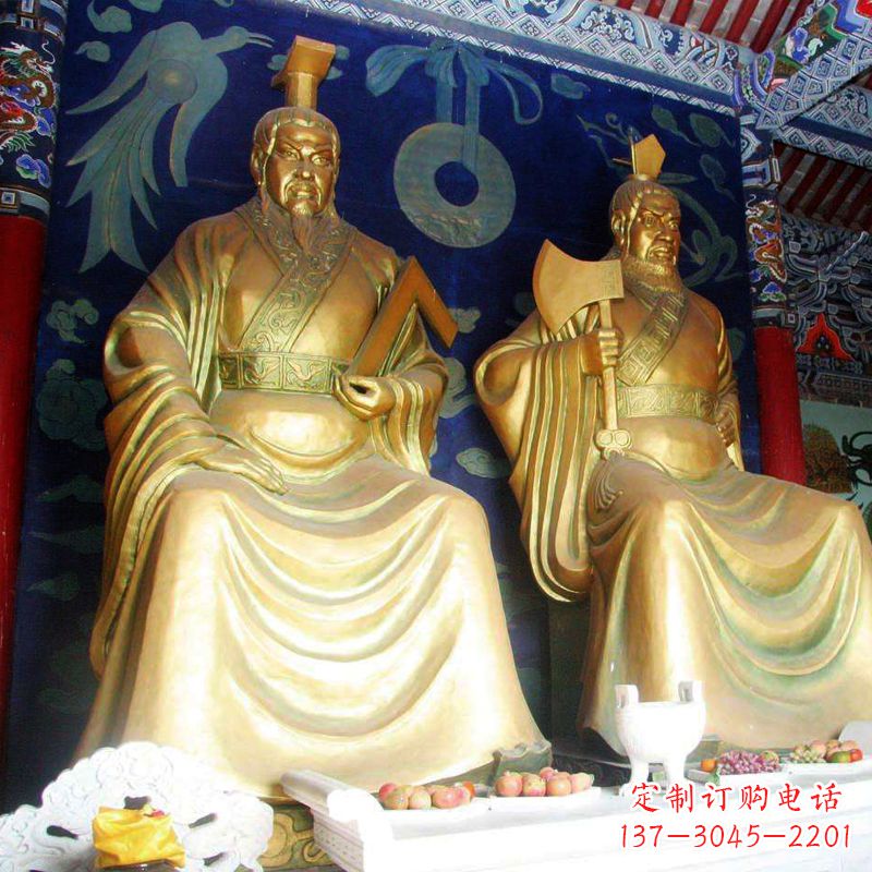莆田帝喾铜雕神像,让你的家居更有气质