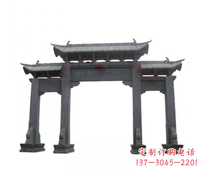 莆田精美仿古牌坊石雕