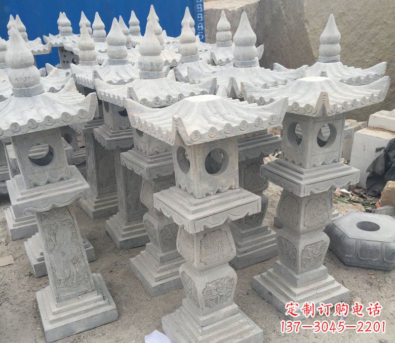 莆田仿古石灯园林景观石雕