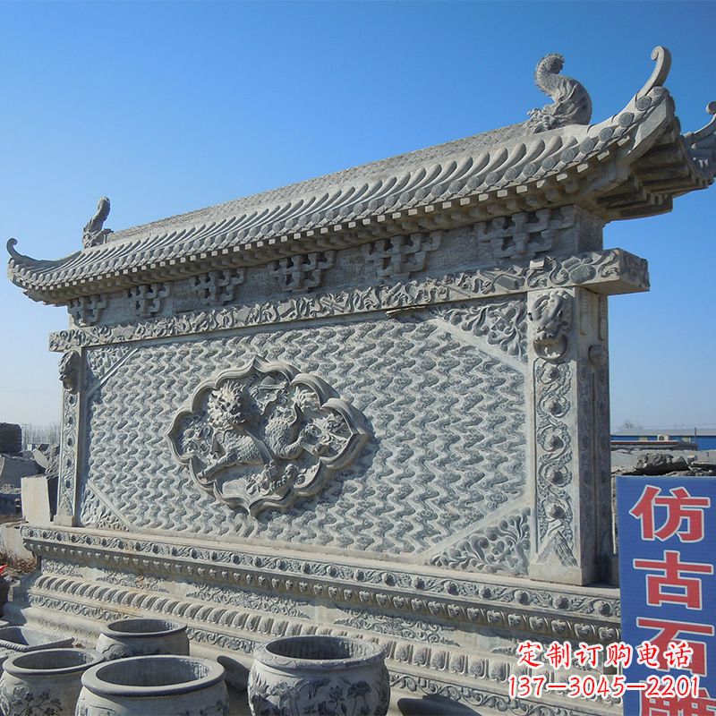 莆田影壁石雕--让时光流转