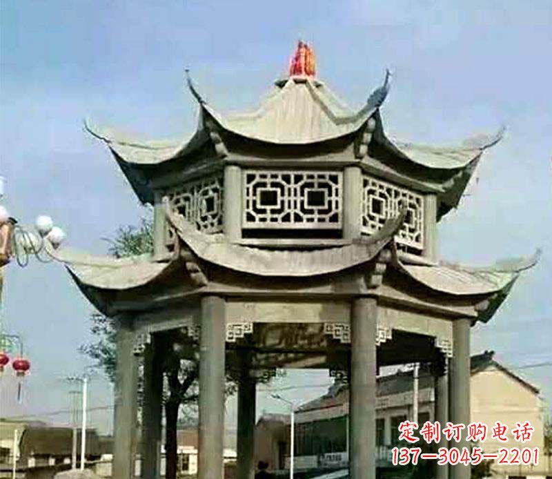 莆田精美仿古石凉亭雕塑