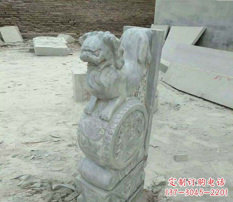 莆田精美石门墩雕塑,缔造绝色佳作