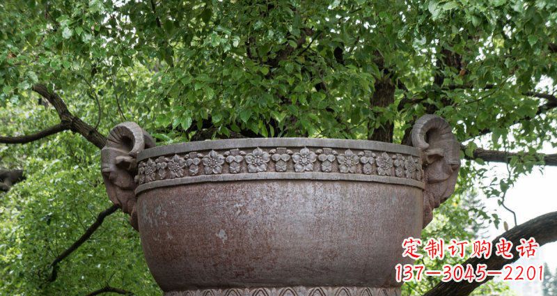 莆田中领雕塑仿古水缸铜雕
